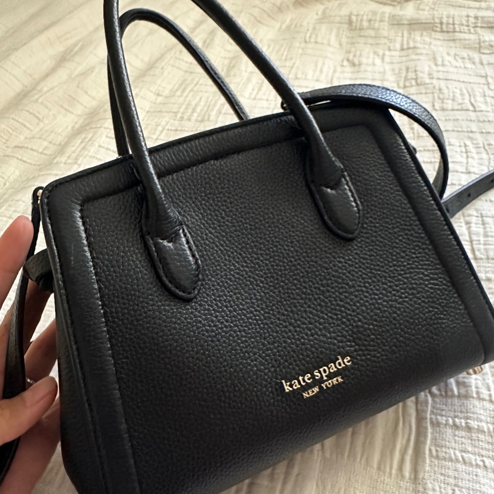 Kate Spade Mini Satchel Bag Black